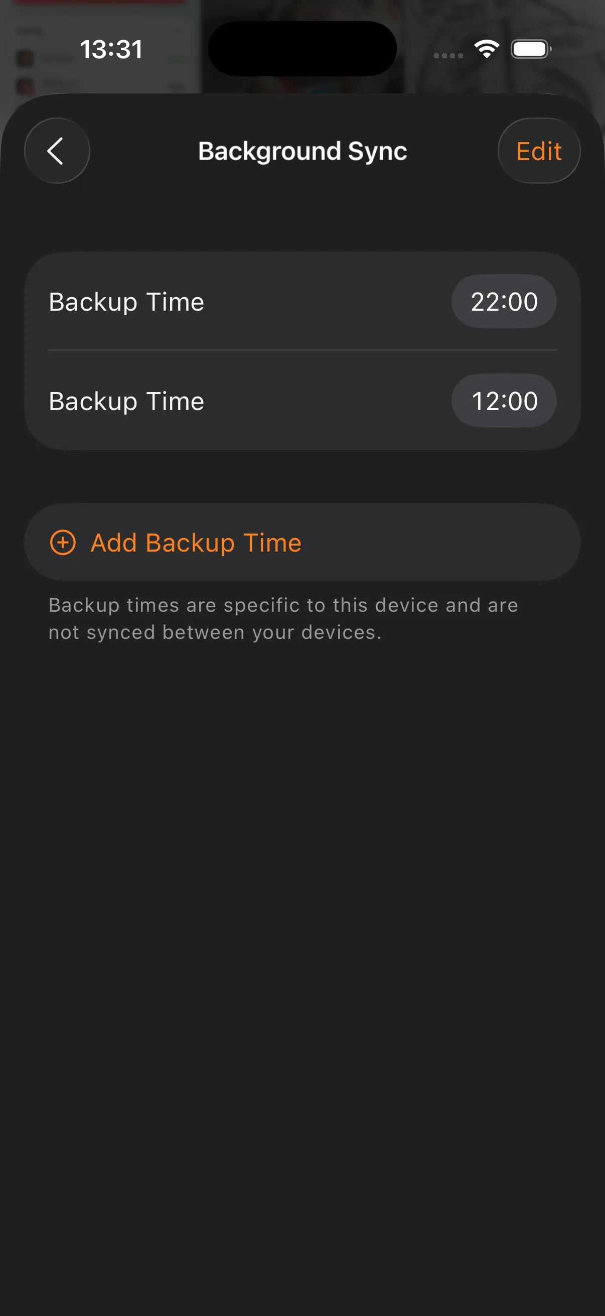 Prismic – scheduled background sync times
