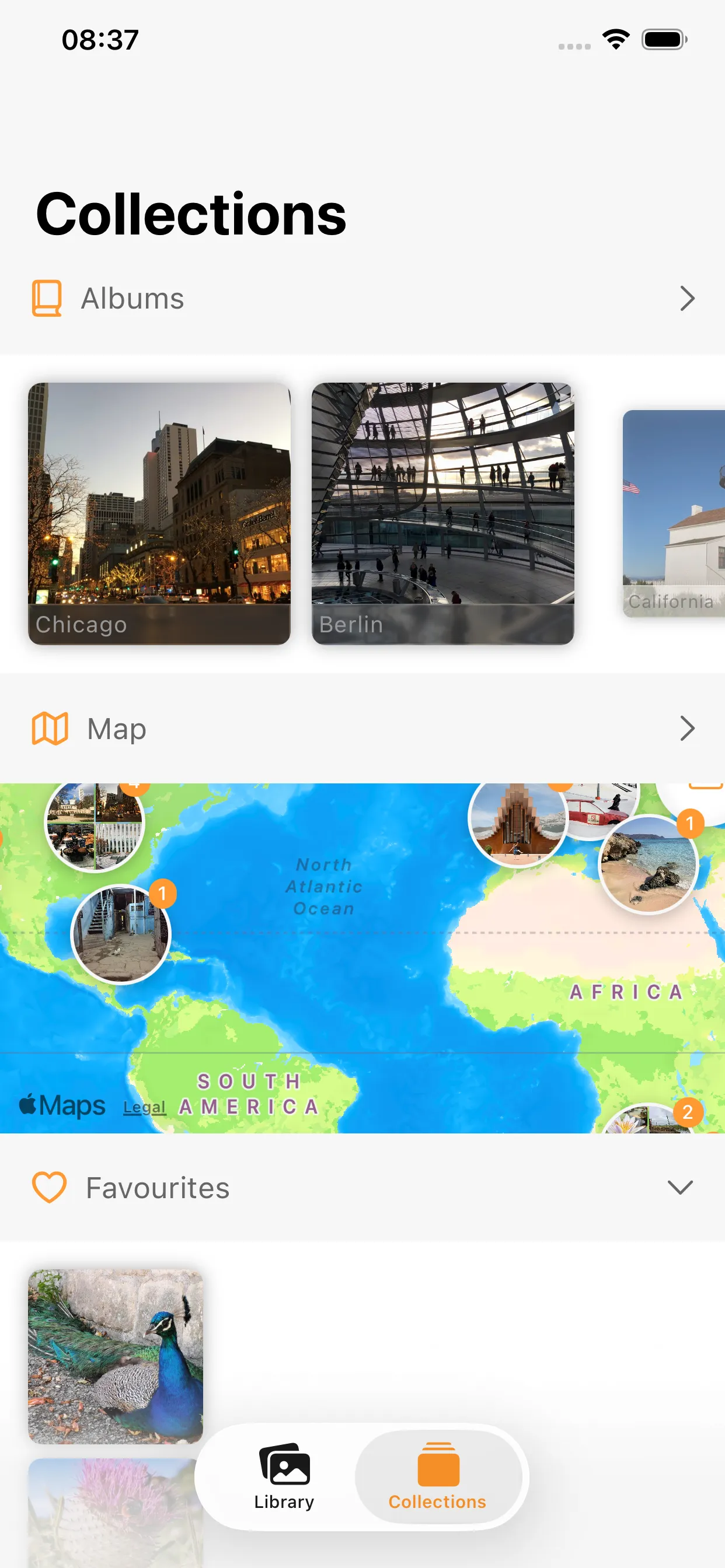 Prismic – manage albums and collections on PhotoPrism iOS